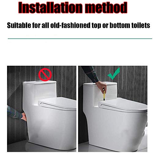 Square Toilet Seat with Quick-Release Hinges T80706
