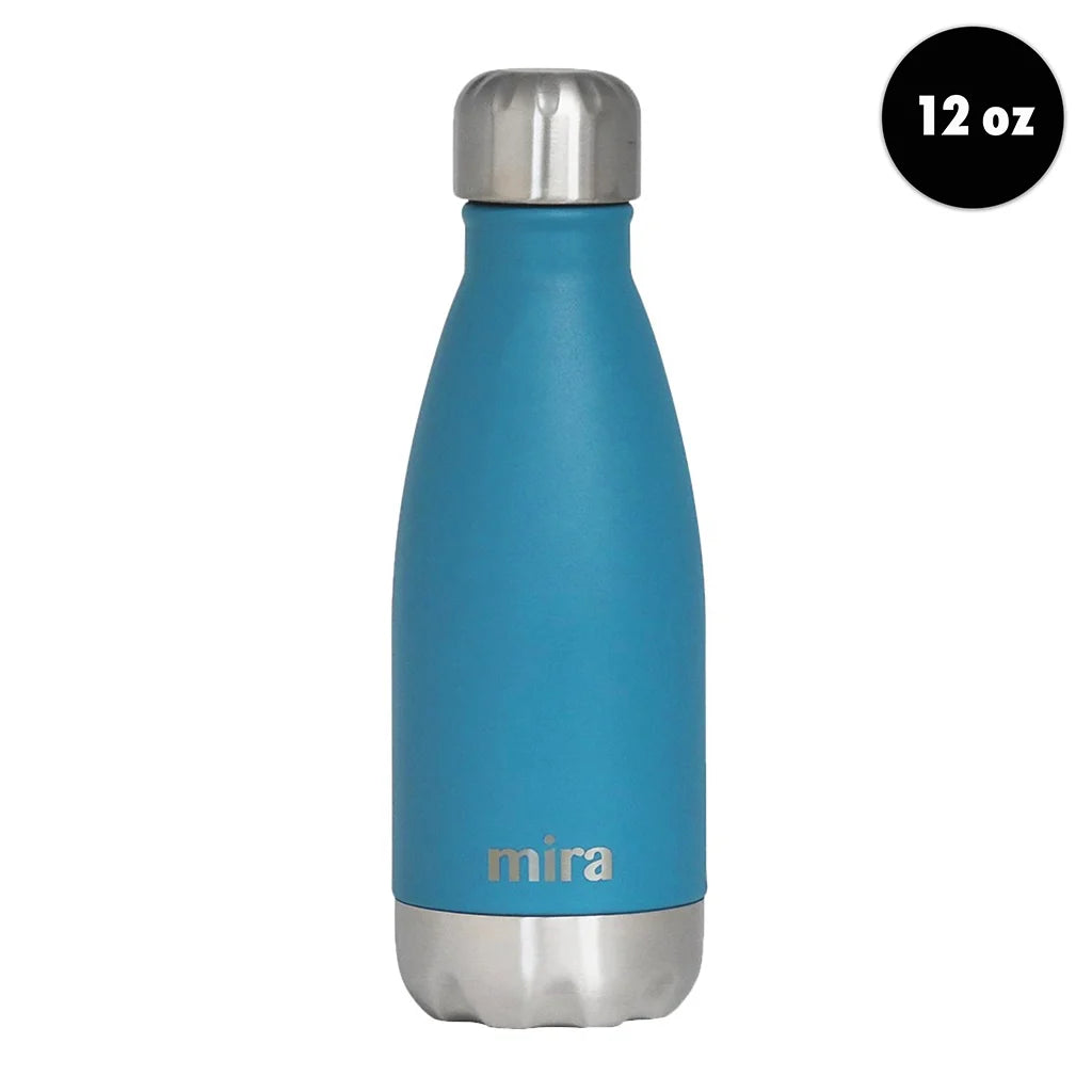 12 oz Hawaiian Blue Stainless Steel Vacuum Insulated Water Bottle B109