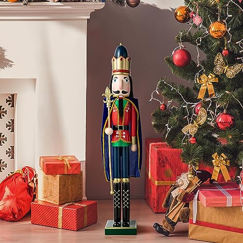42" H Wooden Nutcracker Decoration G609