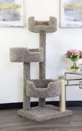 Wood and Carpet Cat Tree J968