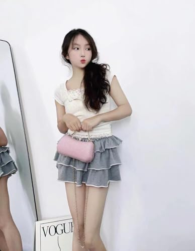 Rhinestone Chain Clutch Handbag F9193