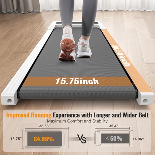 2.5HP Under Desk Treadmill with Remote Control & LED Display H7858