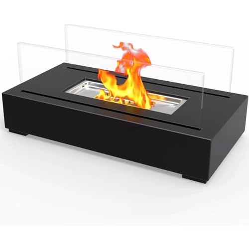 Black 28 cm Tabletop Fire Pit Y81223