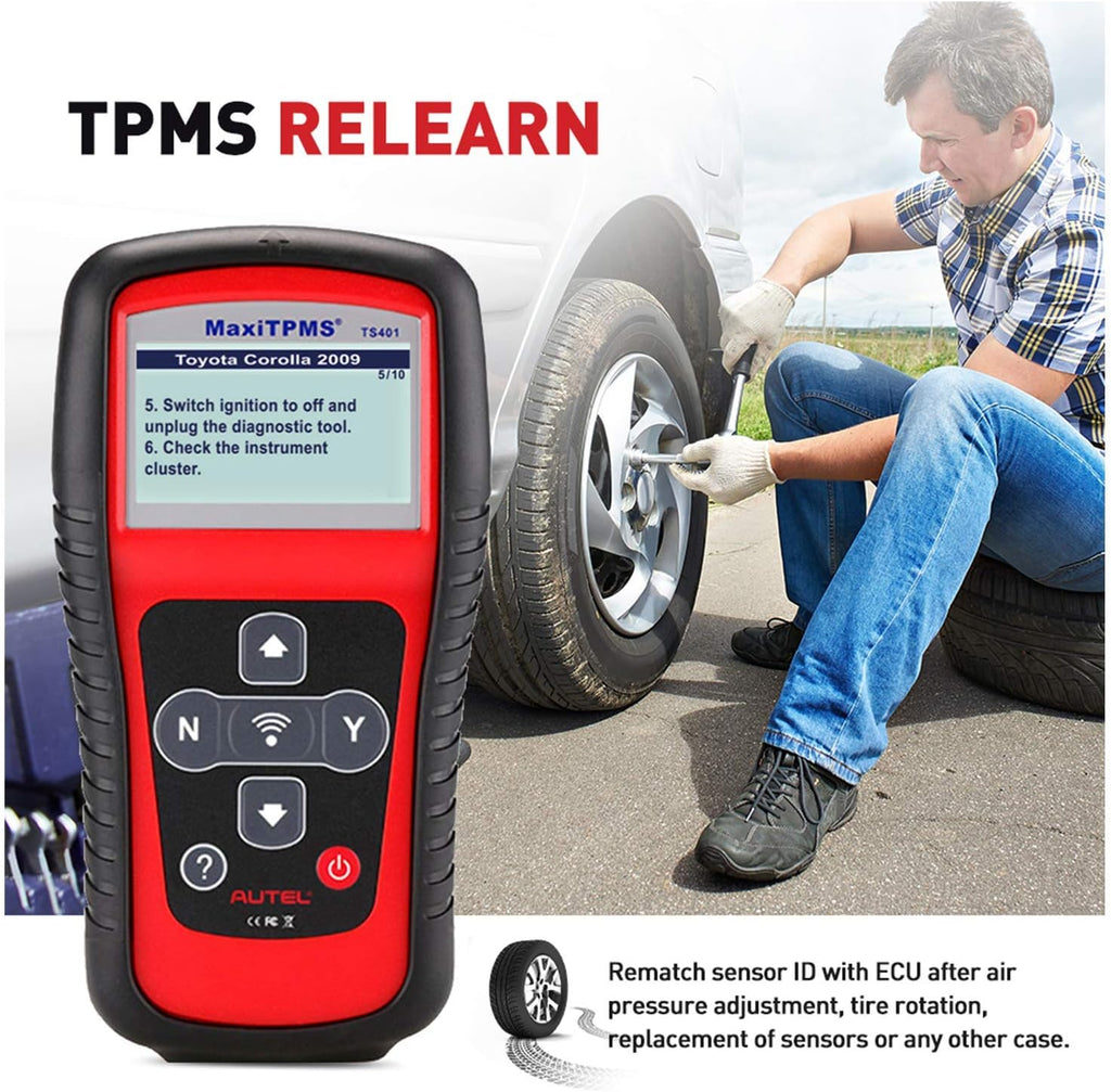 TPMS Relearn Tool for Sensor Activation Program 433/315 X115