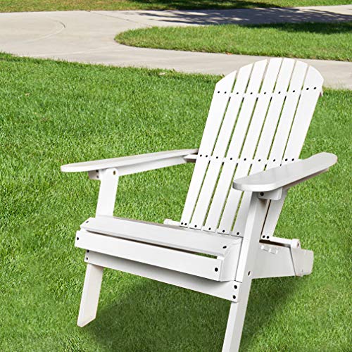 White Folding Adirondack Chair L5463