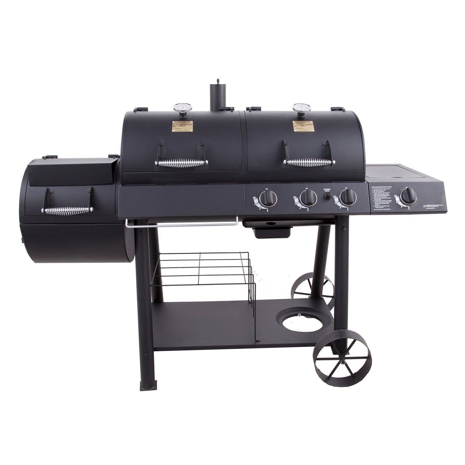 Charcoal/Gas/Smoker Combo Y121