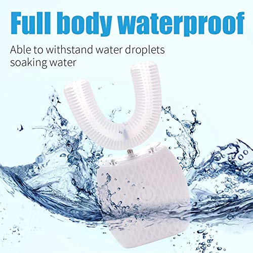 Ultrasonic U-Shaped 360° Electric Toothbrush (White) I6594