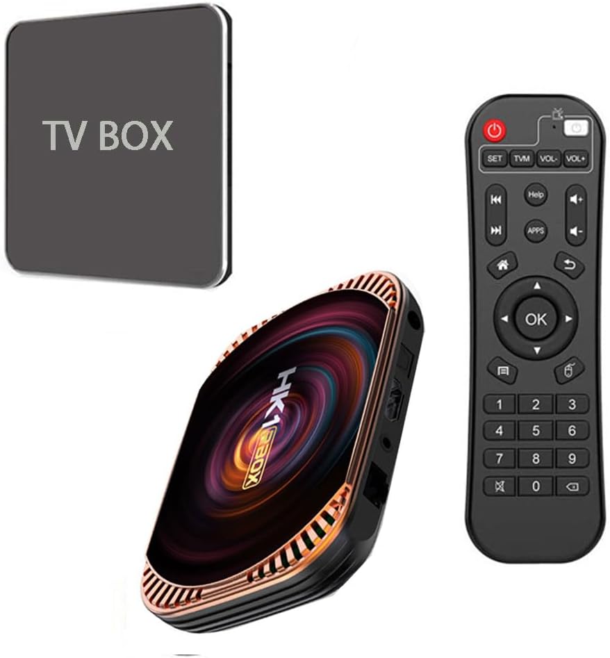 TV Box 4GB RAM 64GB ROM Dual-WiFi BT Quad Core 64 Bits 8K 1000M S649