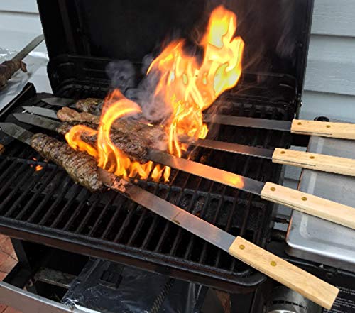 Stainless Steel Folding Portable BBQ Tool Kits (Large) O358