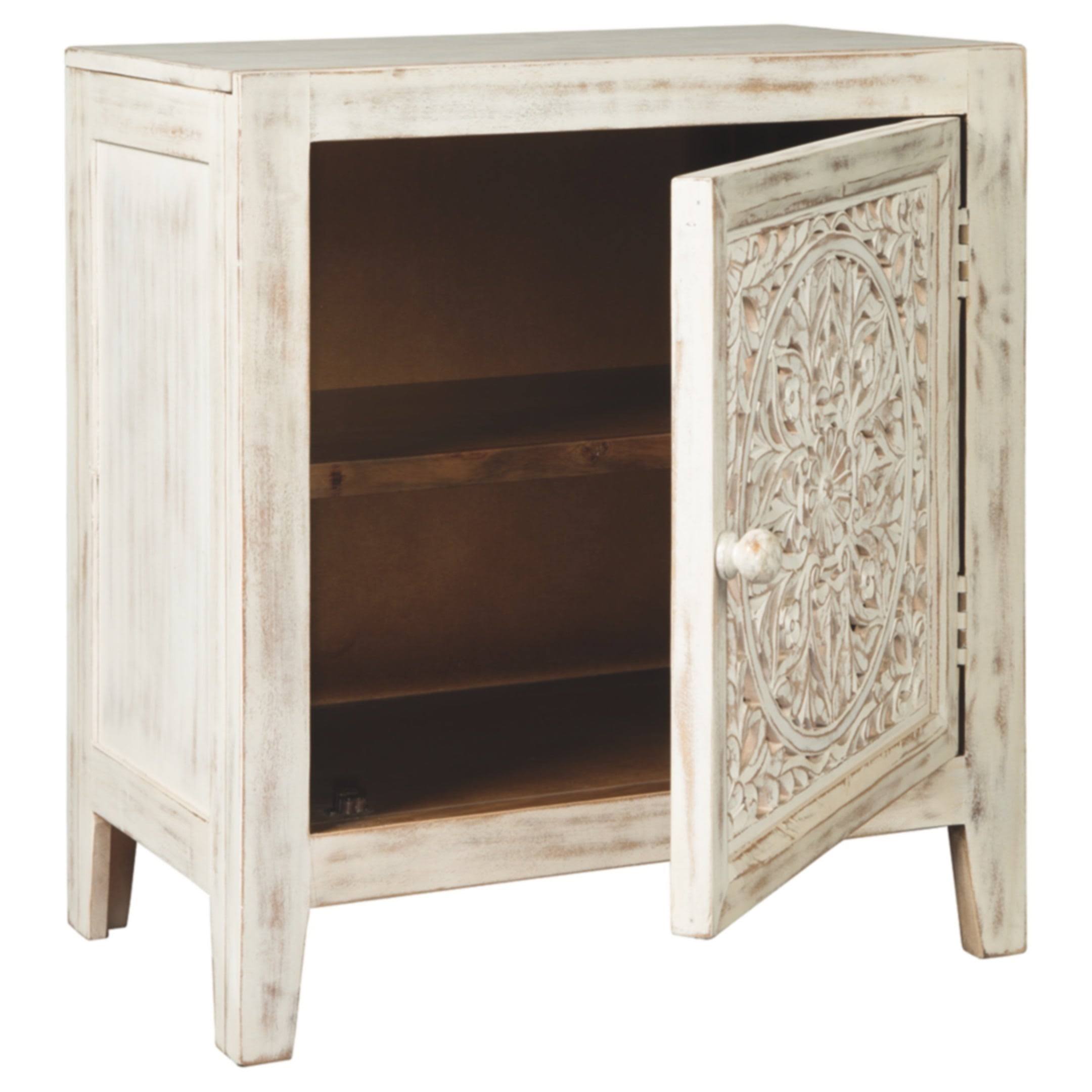 White Accent Cabinet V354
