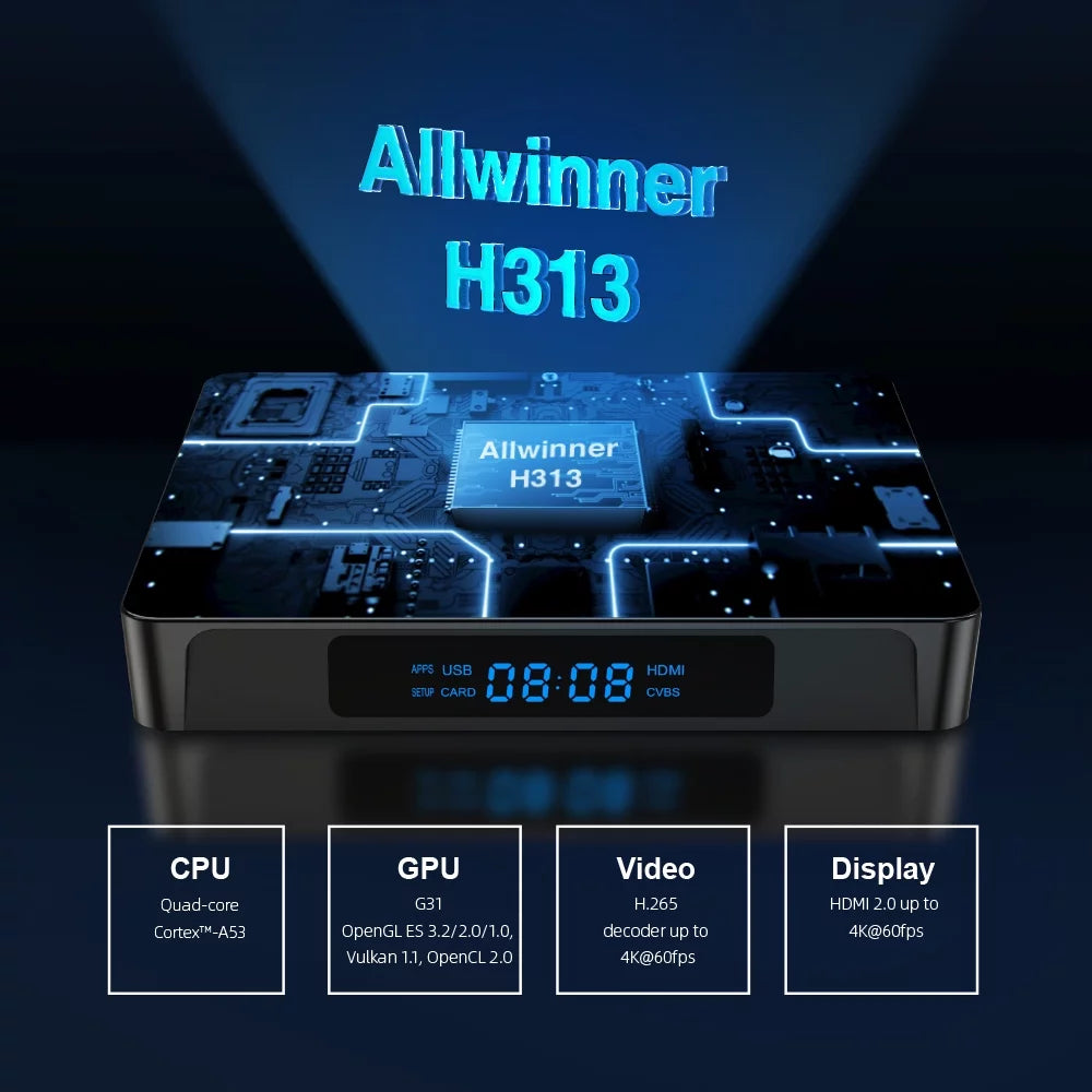 Arabic TV Box Android 10 Quad Core 4K Smart IP Television Receiver M907