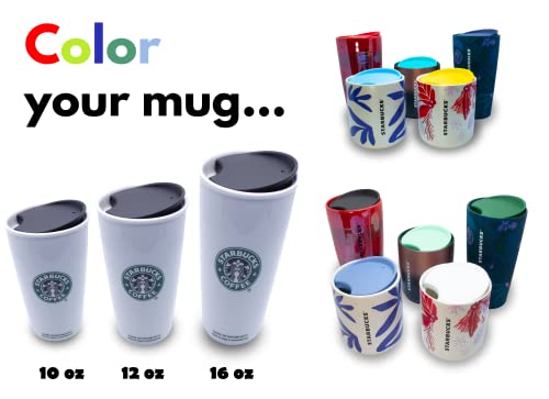 Replacement Lid for Coffee Mug & Tea Cup, 10oz / 12oz / 16oz J30192