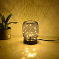 Cage Desk Lamp with Black Switch Wire W567556