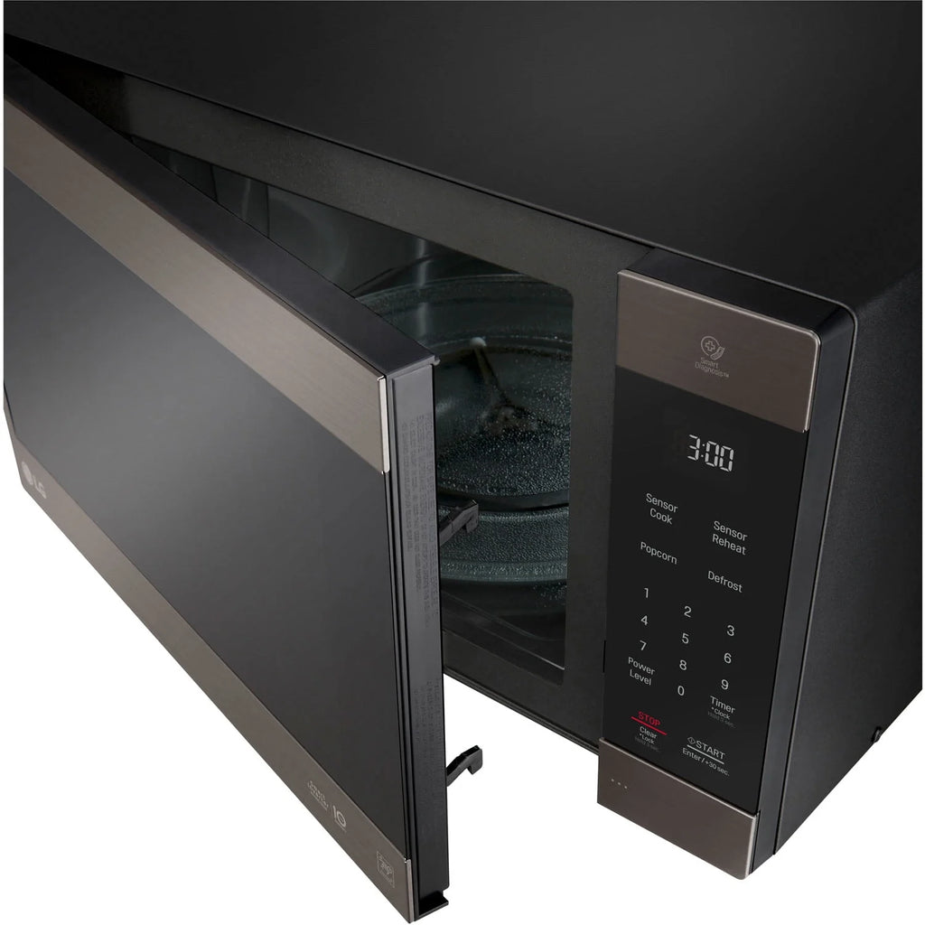 Black Stainless Steel Countertop Microwave A3940