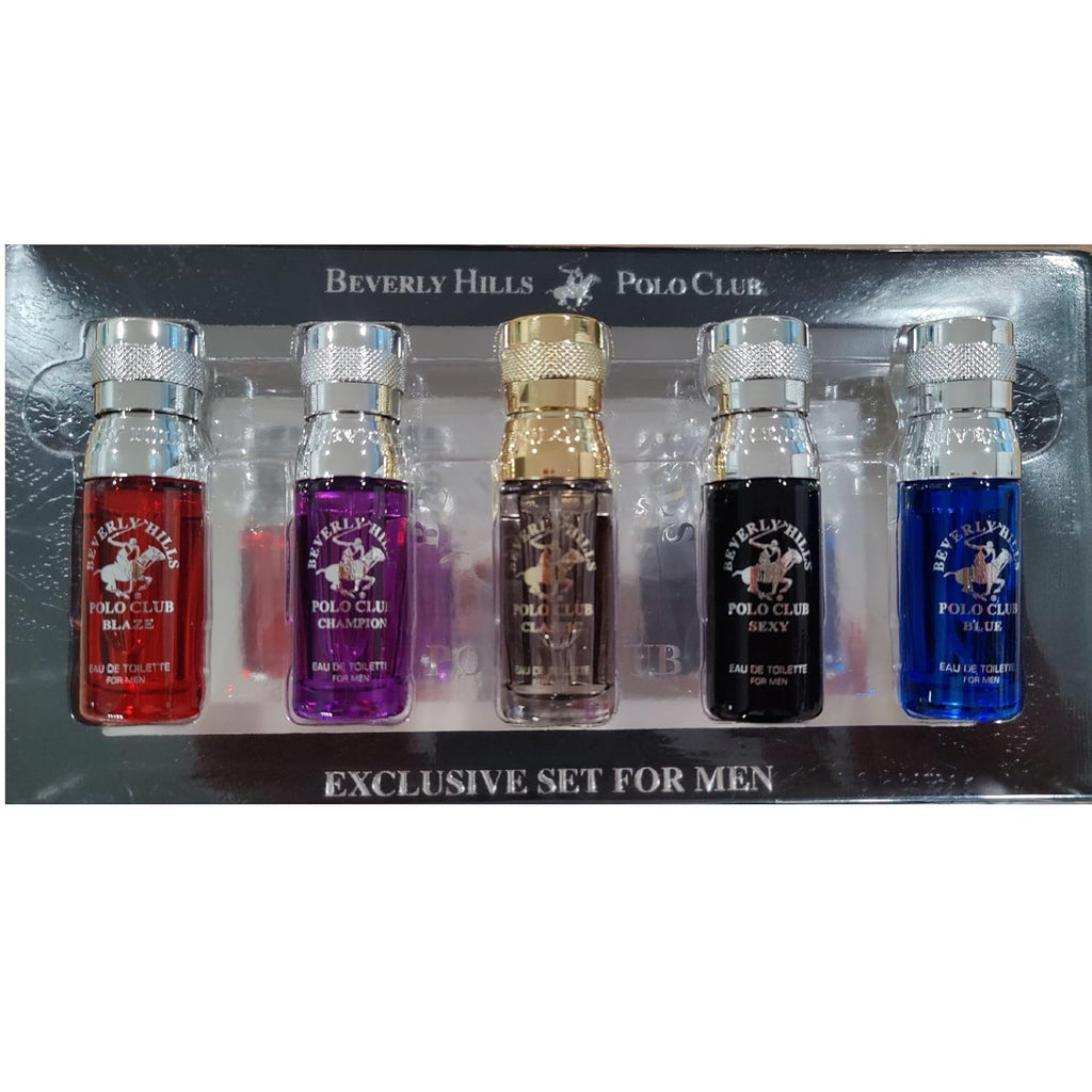 5 Piece Mini EDT Eau De Toilette 0.5oz Gift Set L436073
