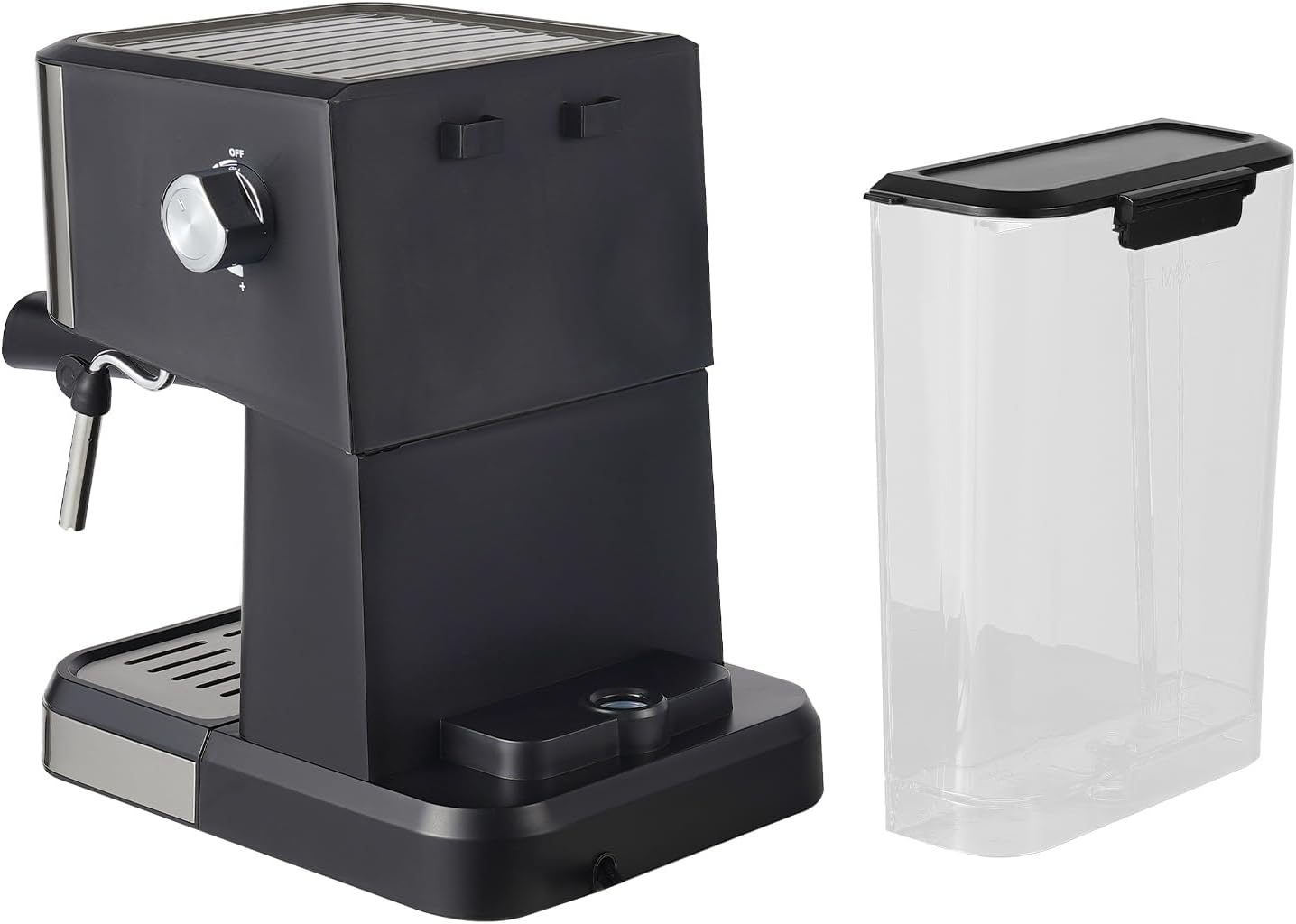 20 Bar Semi-Automatic Espresso Machine with Milk Frother Steam Wand, 50oz Removable Water Tank M956