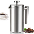 12 OZ Stainless Steel French Press Coffee Maker D12602