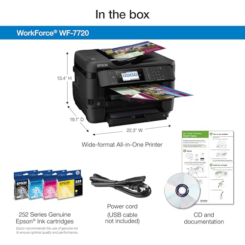 Wide-format Color Inkjet Printer with Copy, Scan, Fax P63105