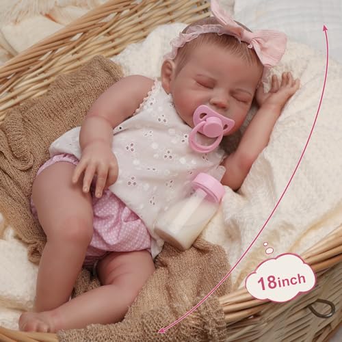 18 Inches Waterproof Full Vinyl Body Baby Doll P458