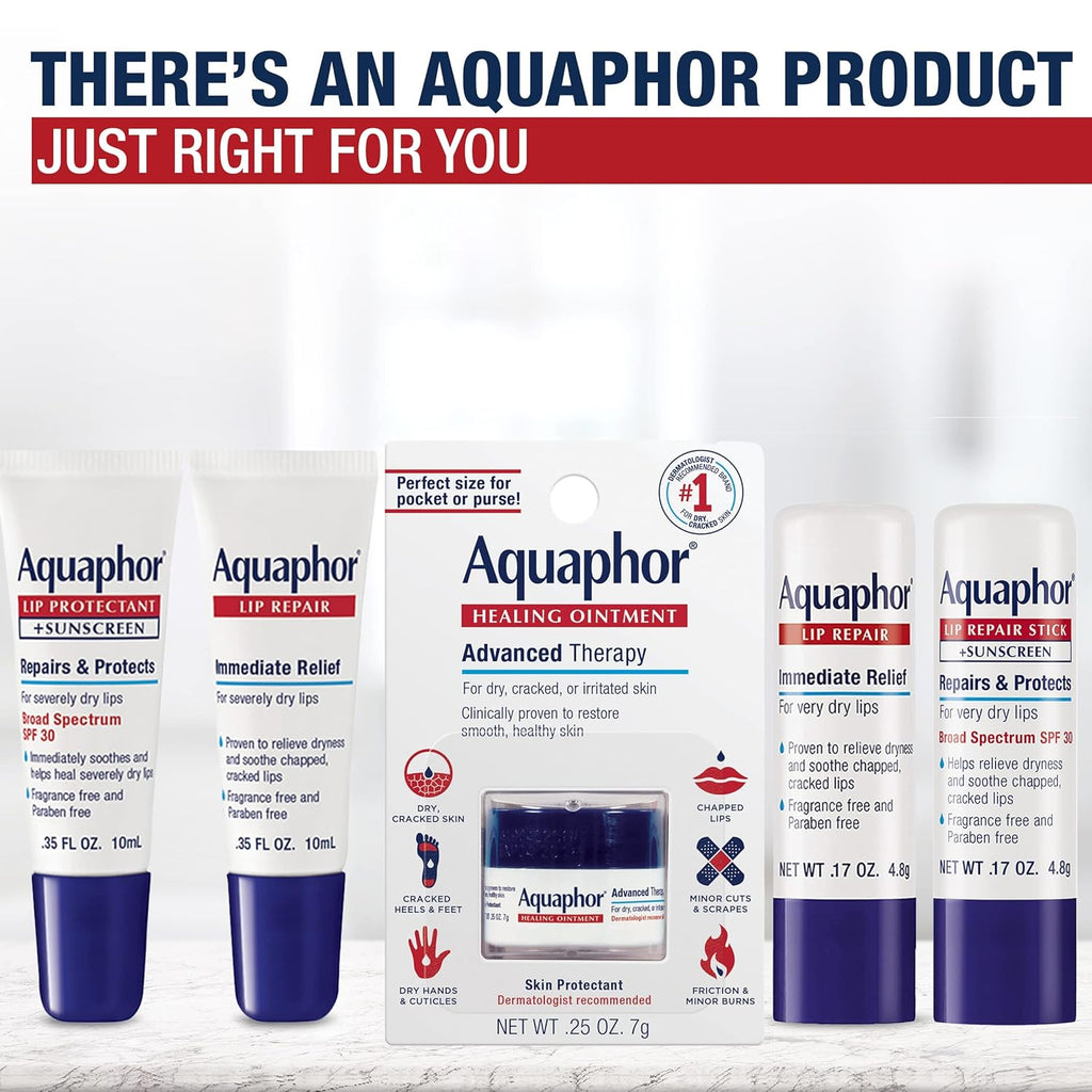 Aquaphor Lip Repair Ointment .35 fl. oz. Tube M865318