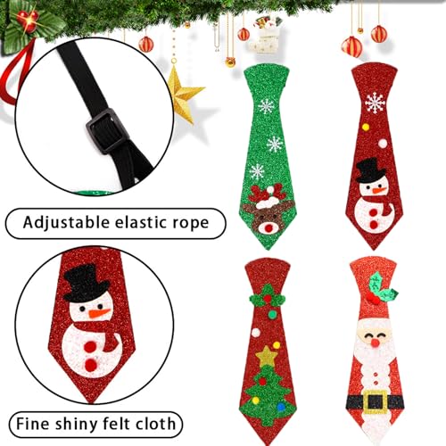 Multicolor Christmas Neckties K737681