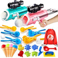 28 Pack Snow Toys with Snowball Launcher, Duck Snowball Maker, Animal Sand Molds X9447