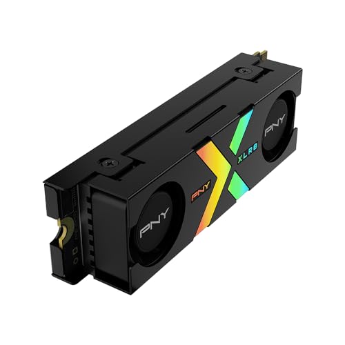 1TB PCIe Gen5 x4 NVMe M.2 SSD with Dual Fan Black Heatsink K3899