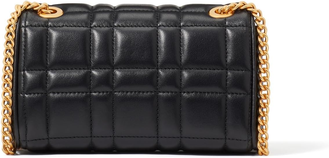Black Quilted Leather Small Shoulder Crossbody I80908