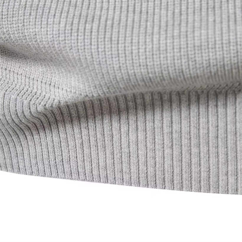Men's Cotton Zipper Knit Sweater