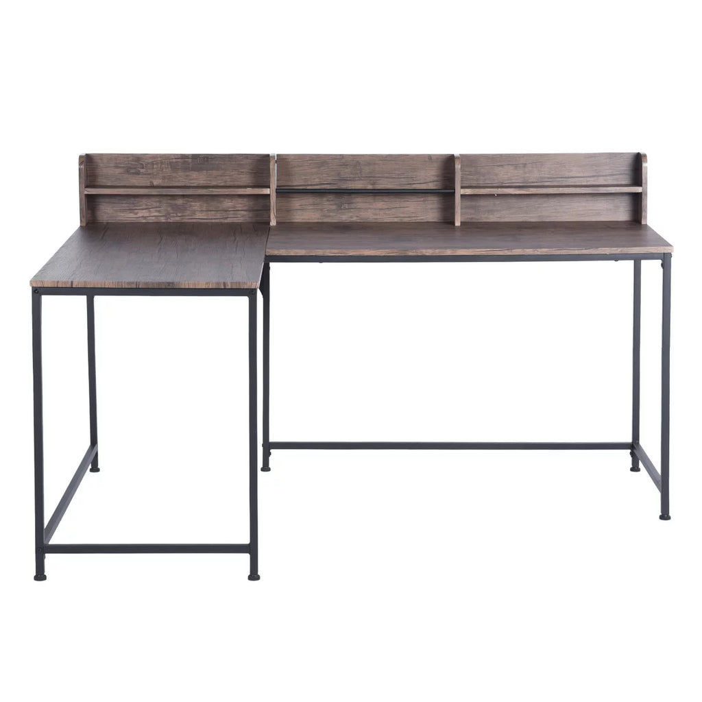 Large L-Shaped Computer Desk with Storage N3898