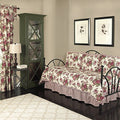 5-Piece Reversible Daybed Quilt Bedspread Set, 105" x 54", Tea Stain B848805