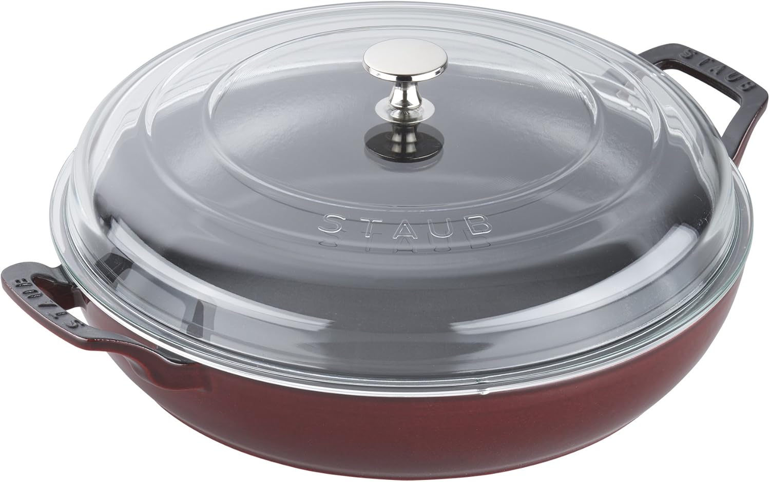 Cast Iron 3.5-qt Braiser with Glass Lid N499951