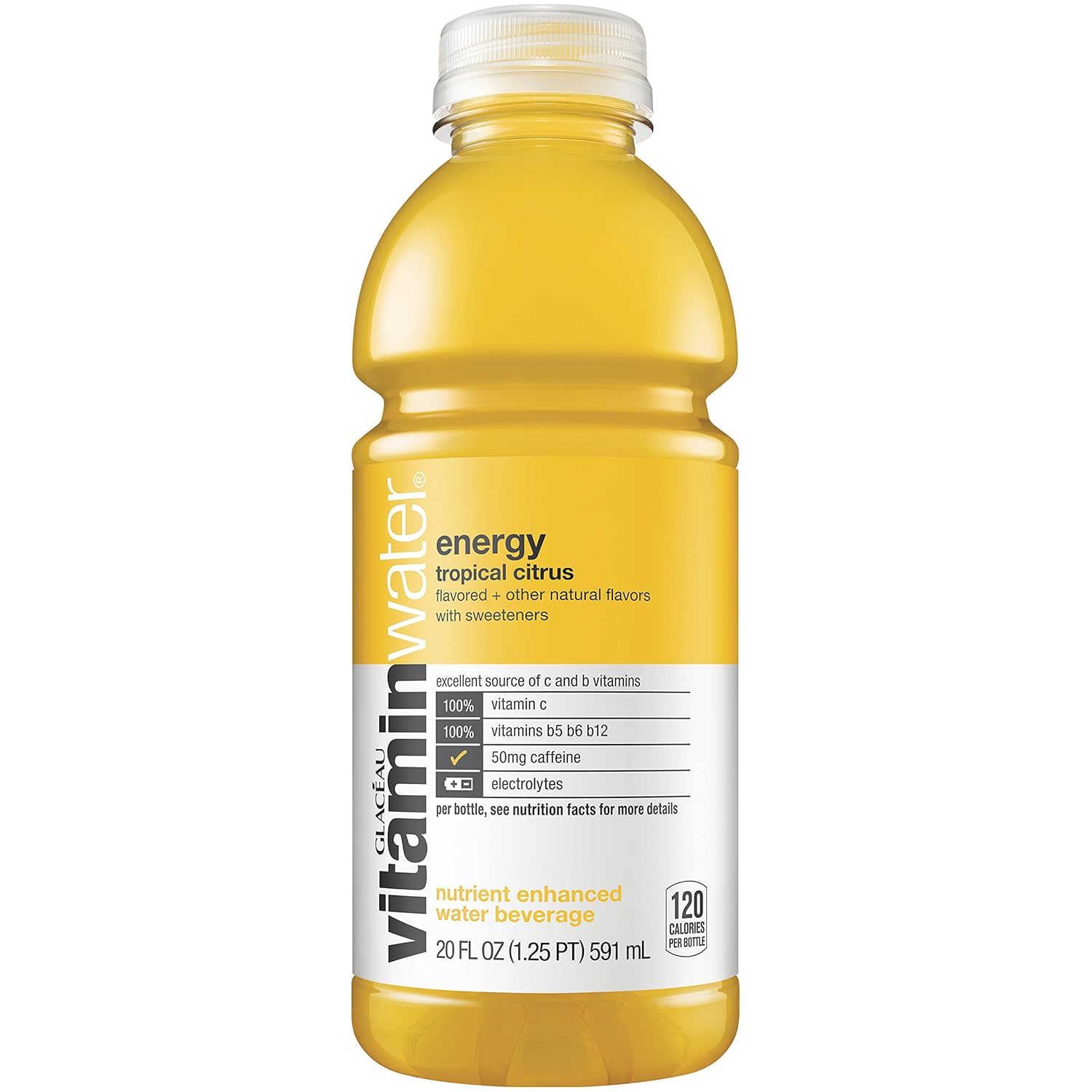 20 fl oz 24 Pack Tropical Citrus Electrolyte Enhanced Water Z1736
