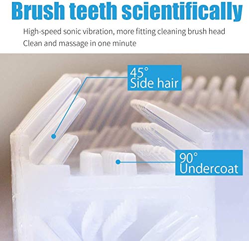 Ultrasonic U-Shaped 360° Electric Toothbrush (White) I6594