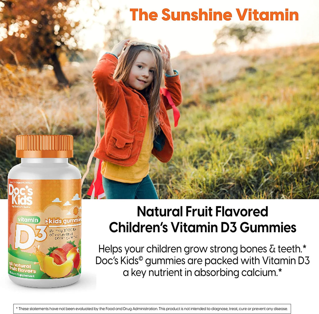 Vitamin D3 Gummy 25 mcg 60 Gummies P829415
