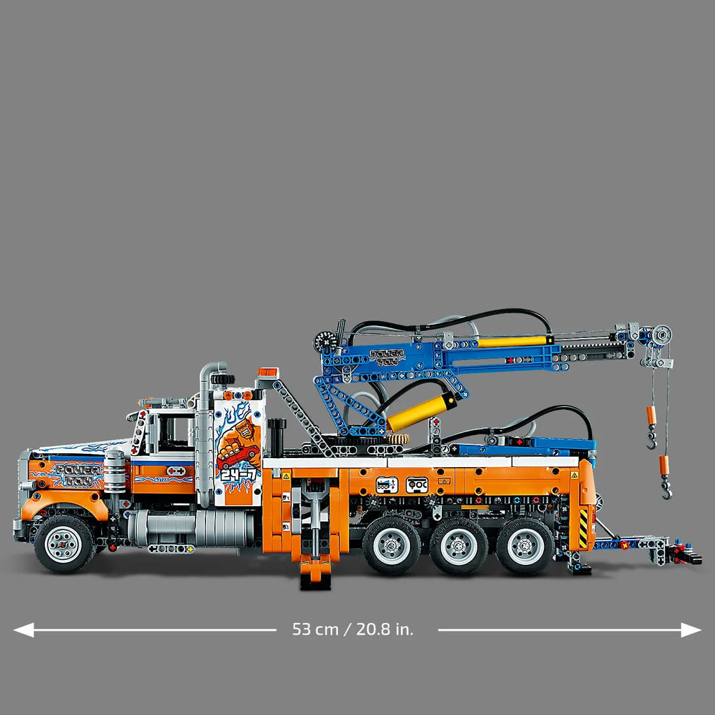 Heavy-Duty Tow Truck Building Set W664697