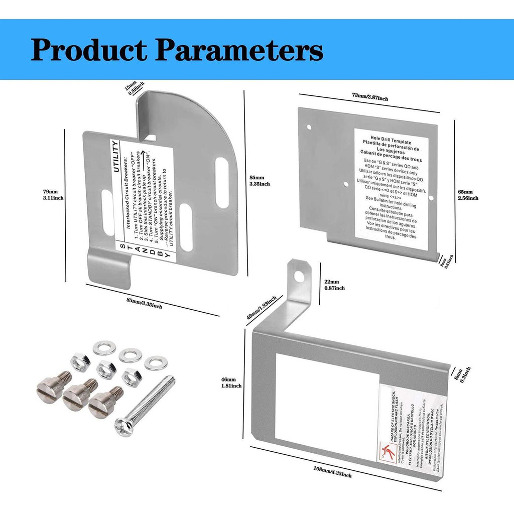 Generator Interlock Kit for 150A-225A Load Centers J34215