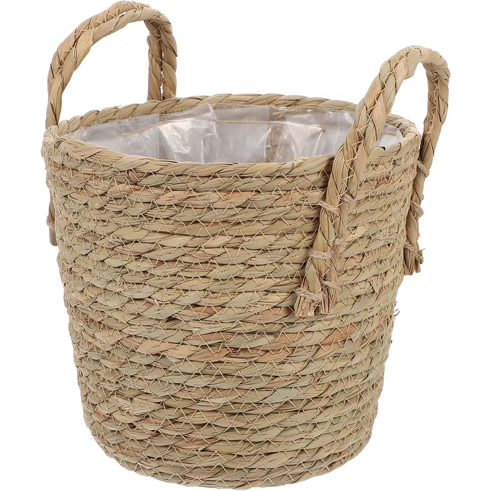 Small Woven Basket Planter F87984
