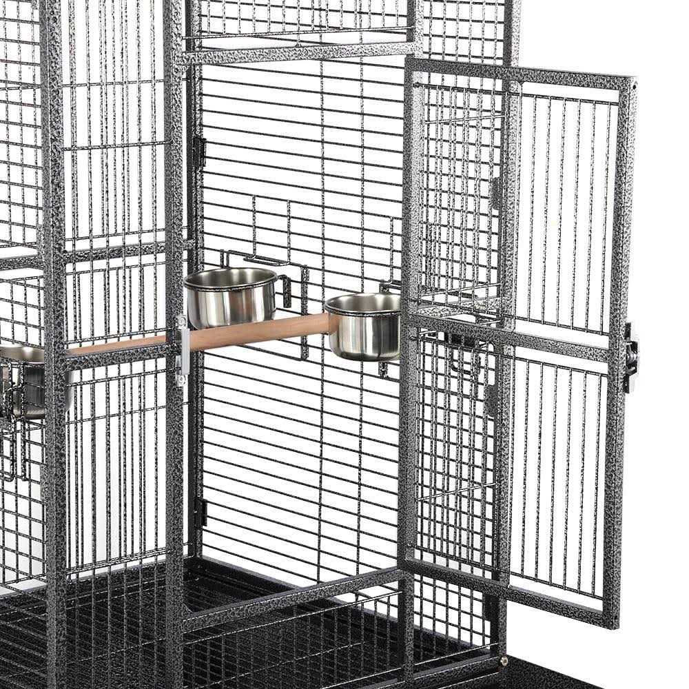 Wrought Iron Rolling Large Parrot Bird Cage R14181