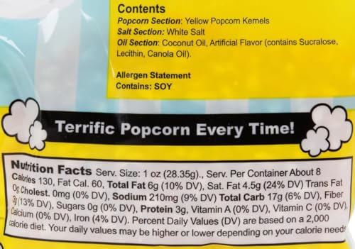 6 Count 4 oz. Popcorn Kit Z193