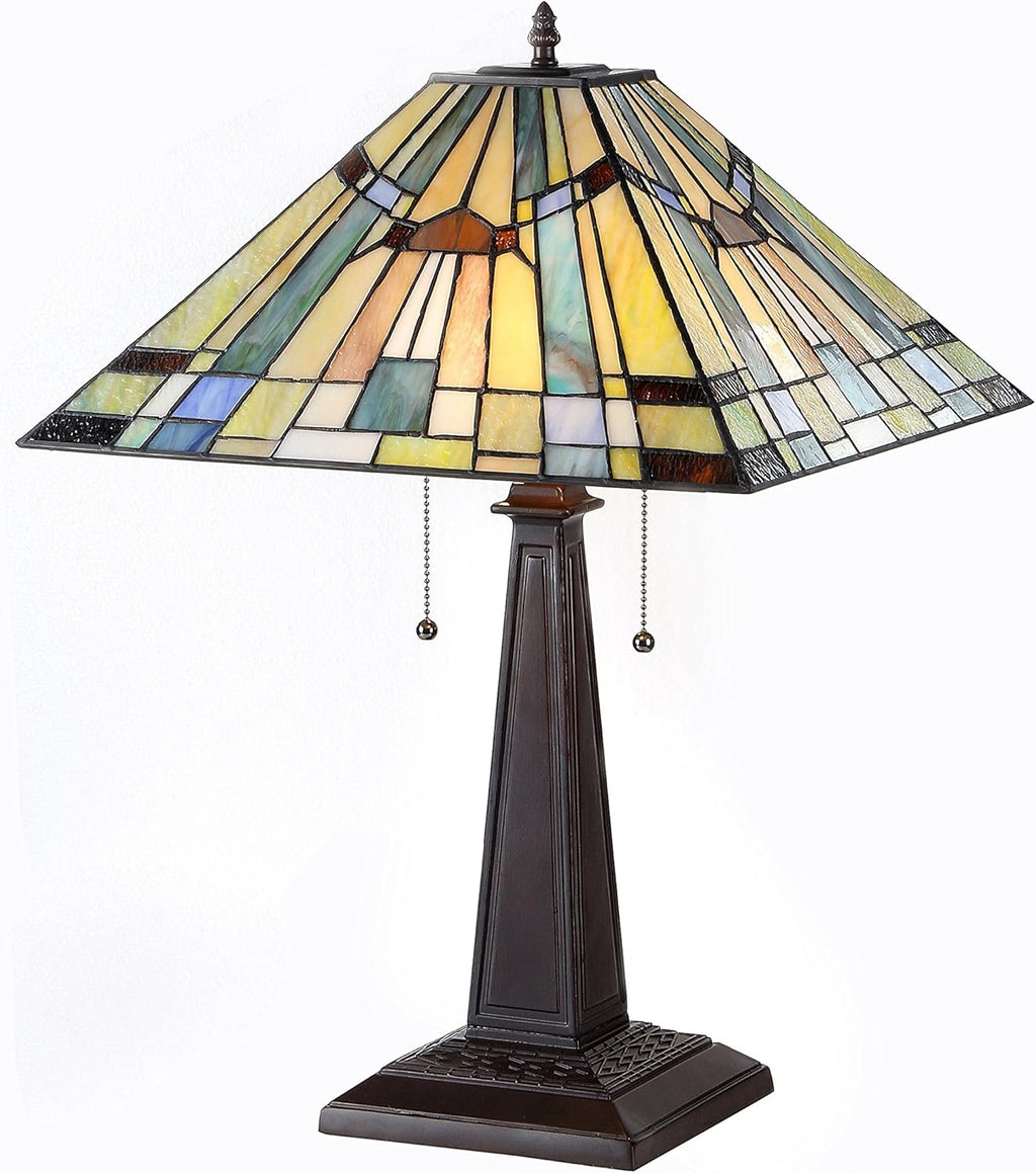 2 Light Mission Table Lamp 16" Shade K3917
