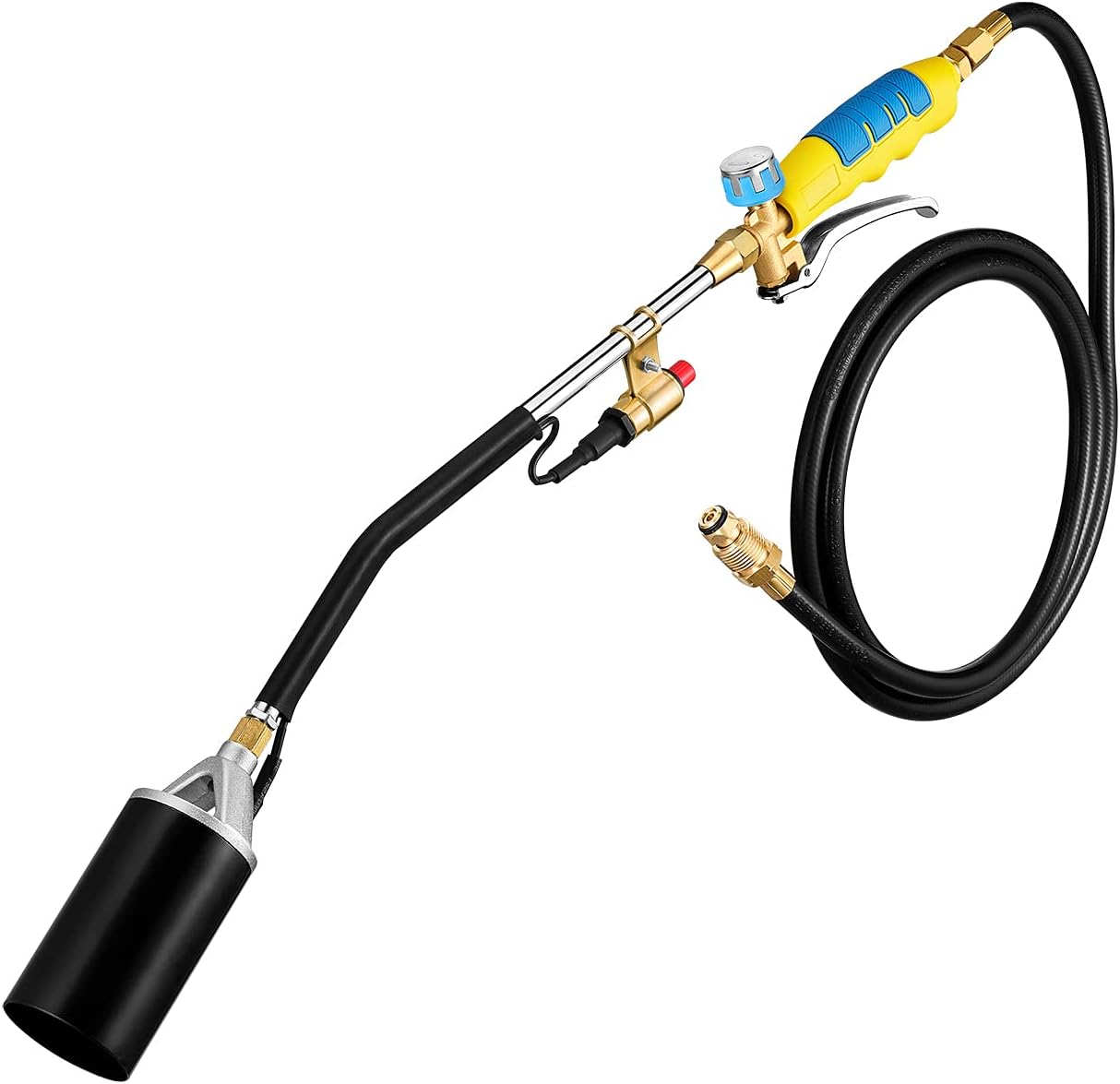 Propane Torch Weed Burner, Heavy Duty Flame Thrower 500 BTU with 6FT Hose P2151