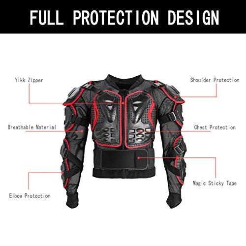 Motorcycle Protective Jacket Full Body Gear I699955