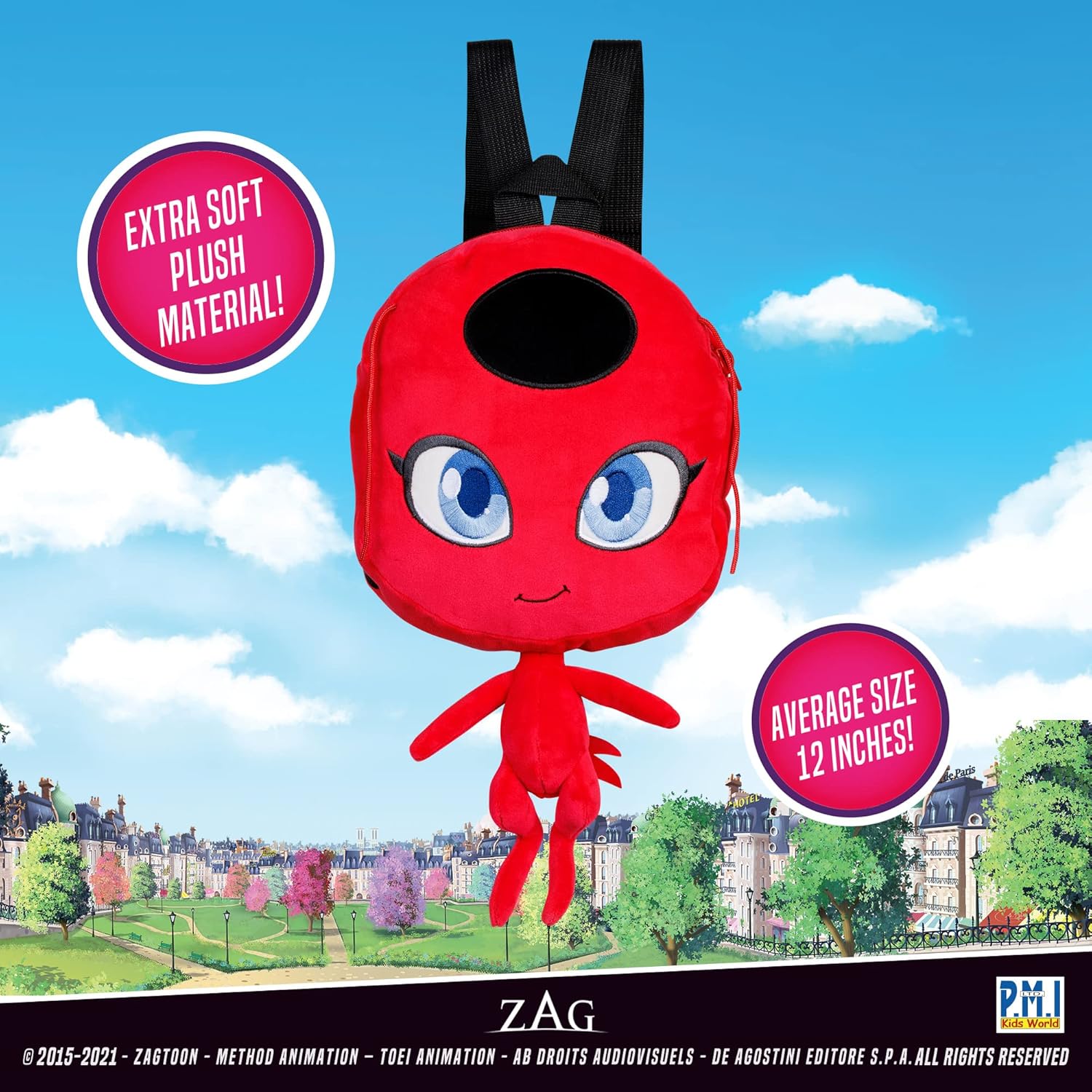 12-Inch Plush Backpack E621146