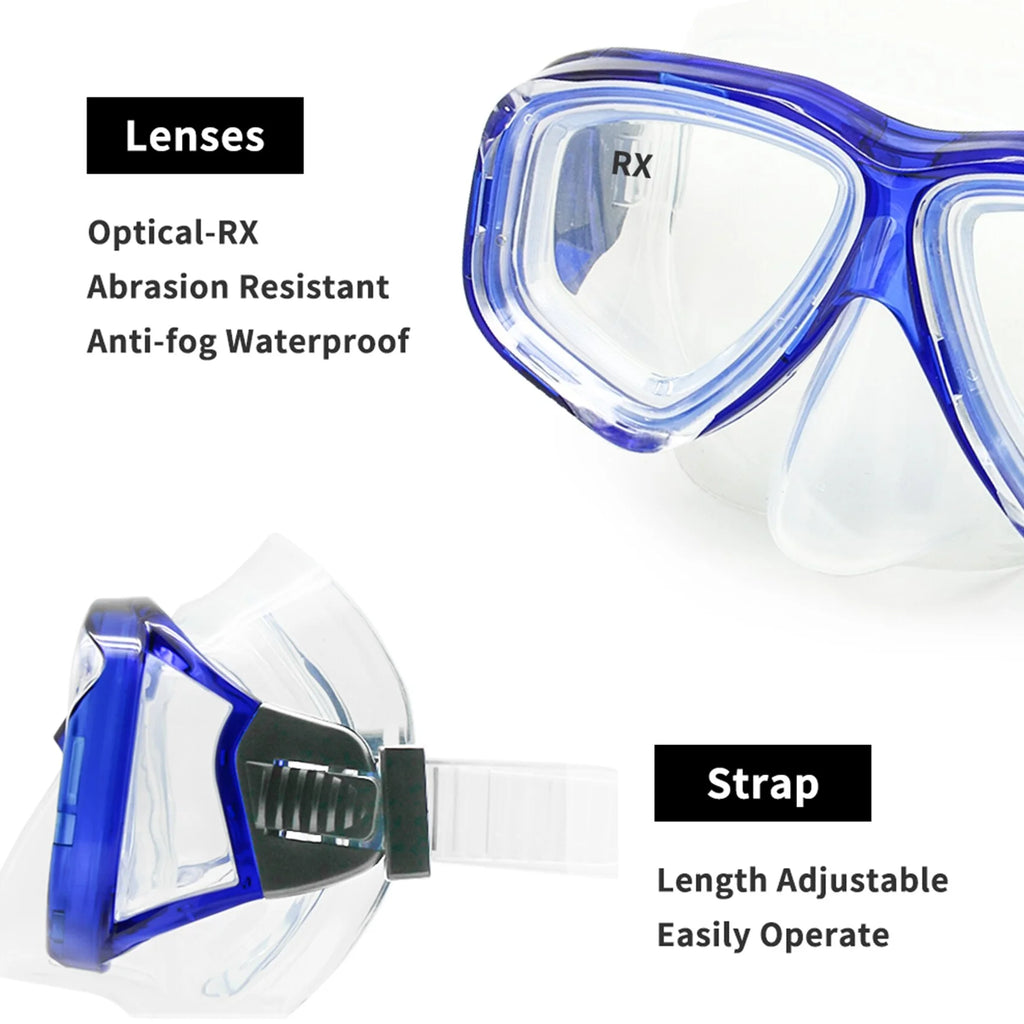 Myopia Snorkel Set Scuba Mask E36048