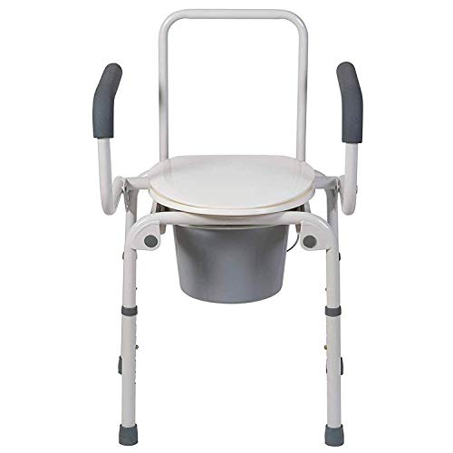 White Steel Portable Toilet H422614