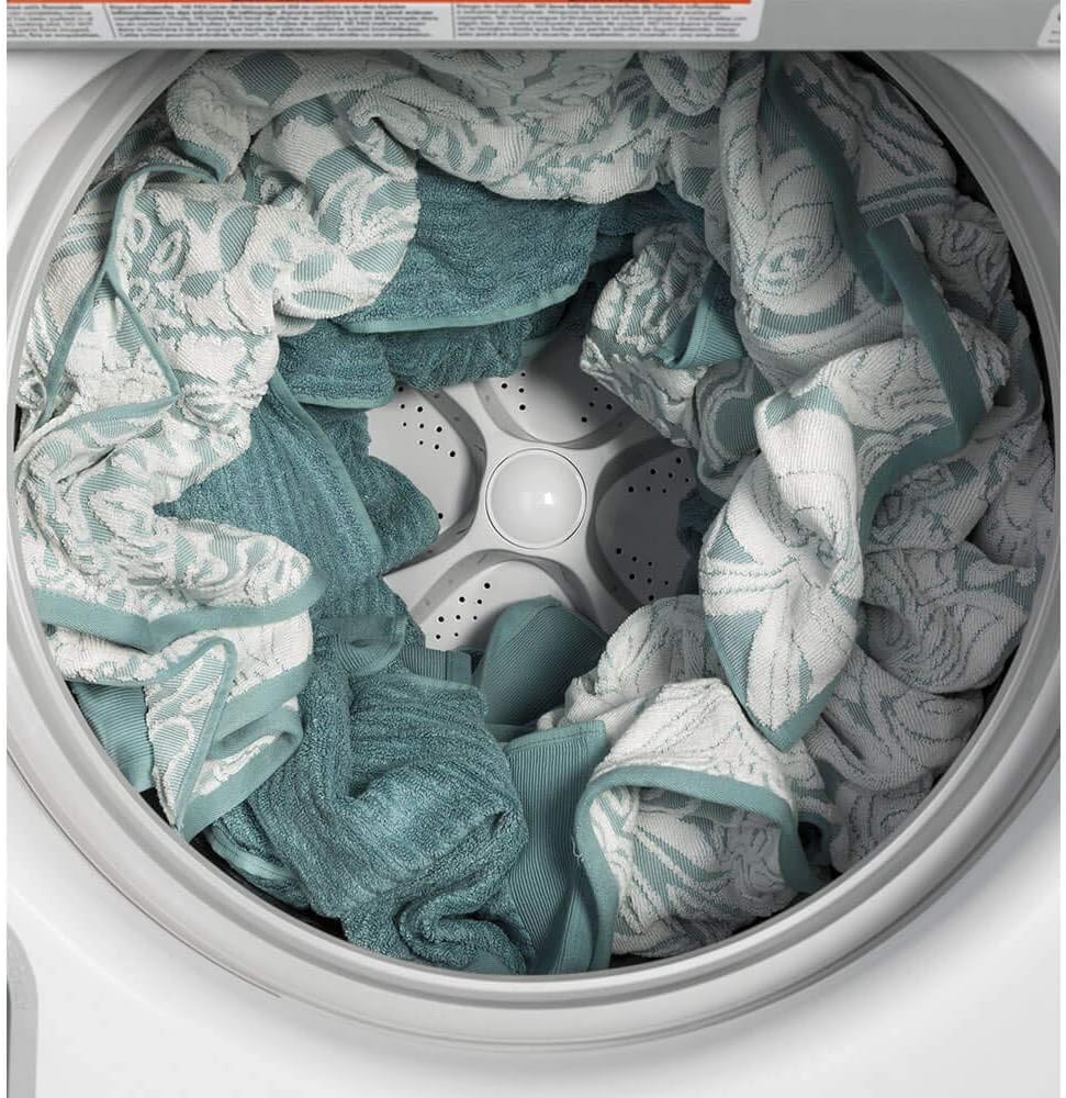 White Top Loading Washer with Stainless Steel Basket, 4.6 Cu. Ft. Capacity T627