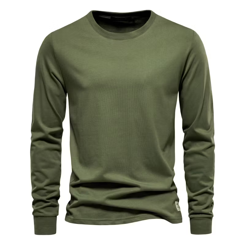 Essential Cotton Long-Sleeve T-Shirt
