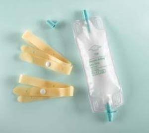 19Oz Leg Bags with Latex Straps and Drainage Tube, 50/Case K49211