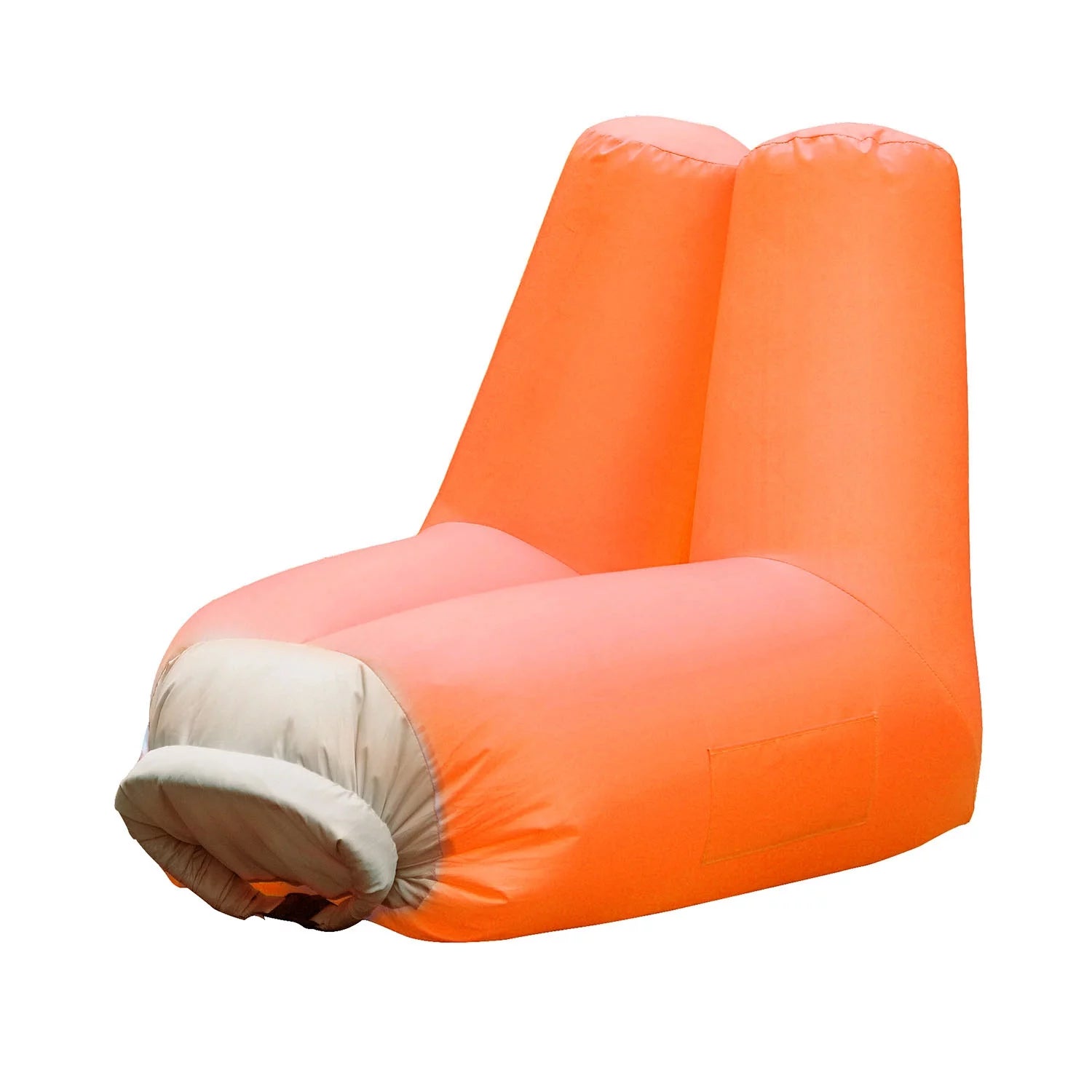 Orange Inflatable Air Sofa Chair with Portable Bag E526